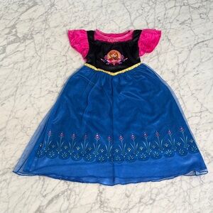 Disney Frozen Anna Nightgown Sz 5T